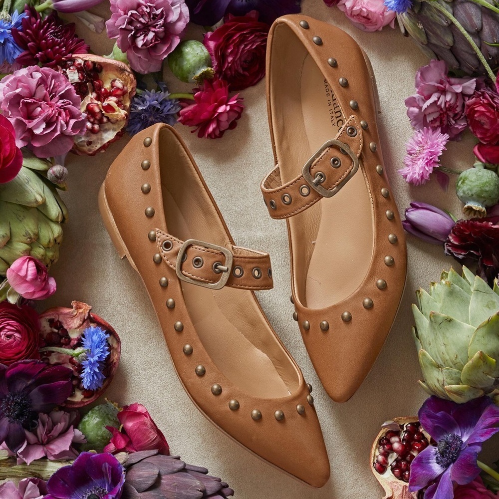 New Sundance studded Gotham flats new - Picture 3 of 5